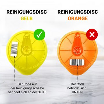 VIOKS Reinigungs-Set Reinigungsdisc Ersatz für Bosch 00576836 00616611 00621101, für Tassimo Kapselmaschinen