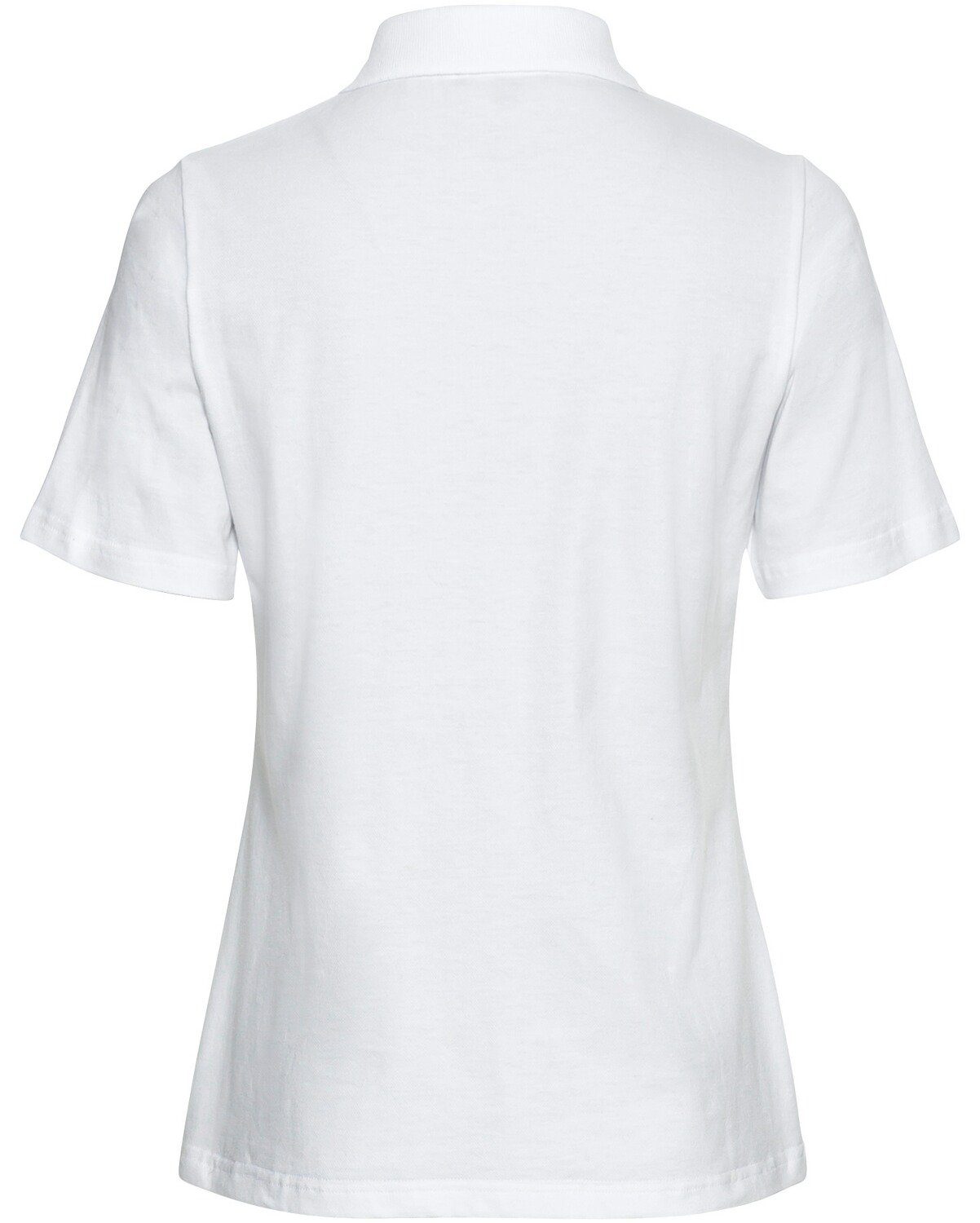 Poloshirt Piqué-Poloshirt Highmoor Zipper Weiß mit