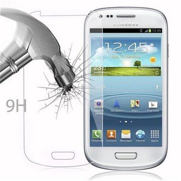 Cadorabo Schutzfolie Samsung Galaxy S3 MINI, (1-St), Schutzglas Panzer Folie (Tempered) Display-Schutzglas mit 3D Touch