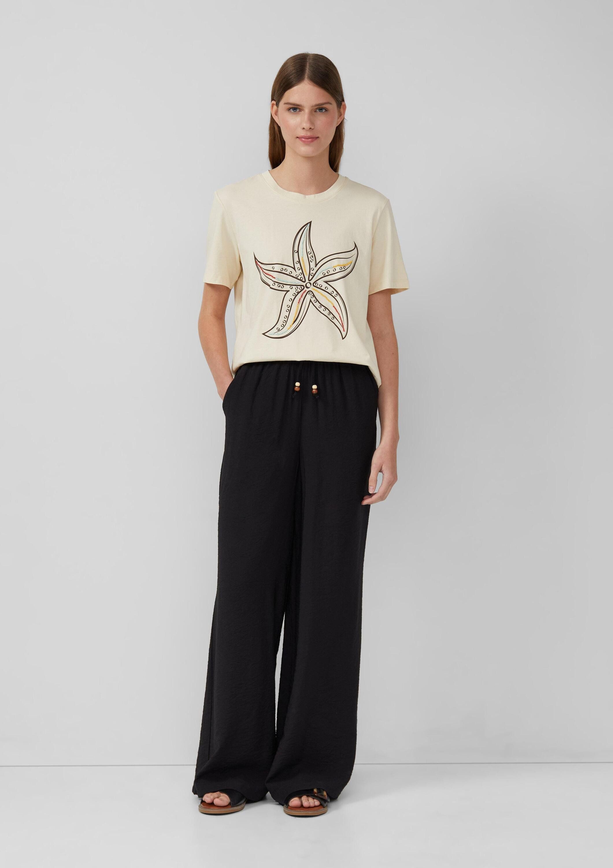 s.Oliver Chinos Hose Wide-Leg-Hose im Relaxed günstig online kaufen