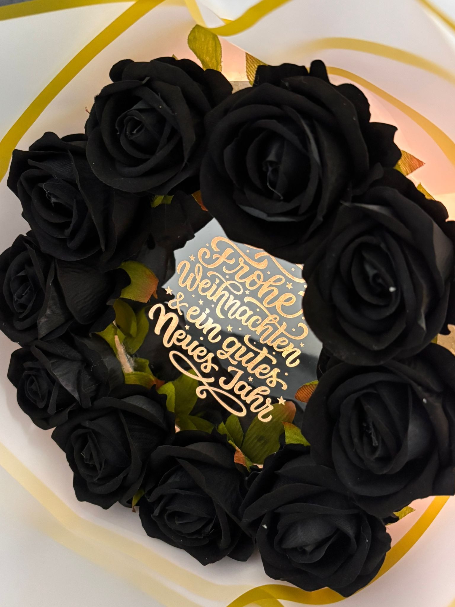 Kunstblumenstrauß Blumenstrauß / Rosen / Bouquets / Blumen / Künstliche Blume LED, M-Diamant, LED-Beleuchtung, Acrylspiegel mit Gravur, Geschenkverpackung