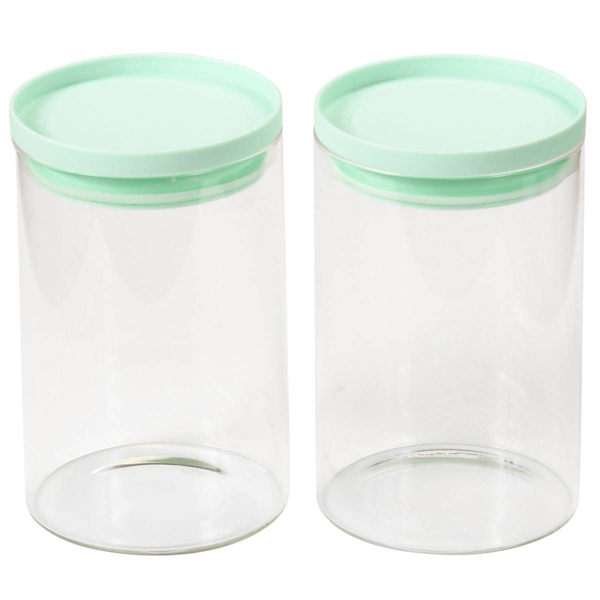 Kesper Vorratsglas Vorratsdosen, 2er-Set, 10 x 15 cm, Kesper, Glas, (einzeln, einzeln)