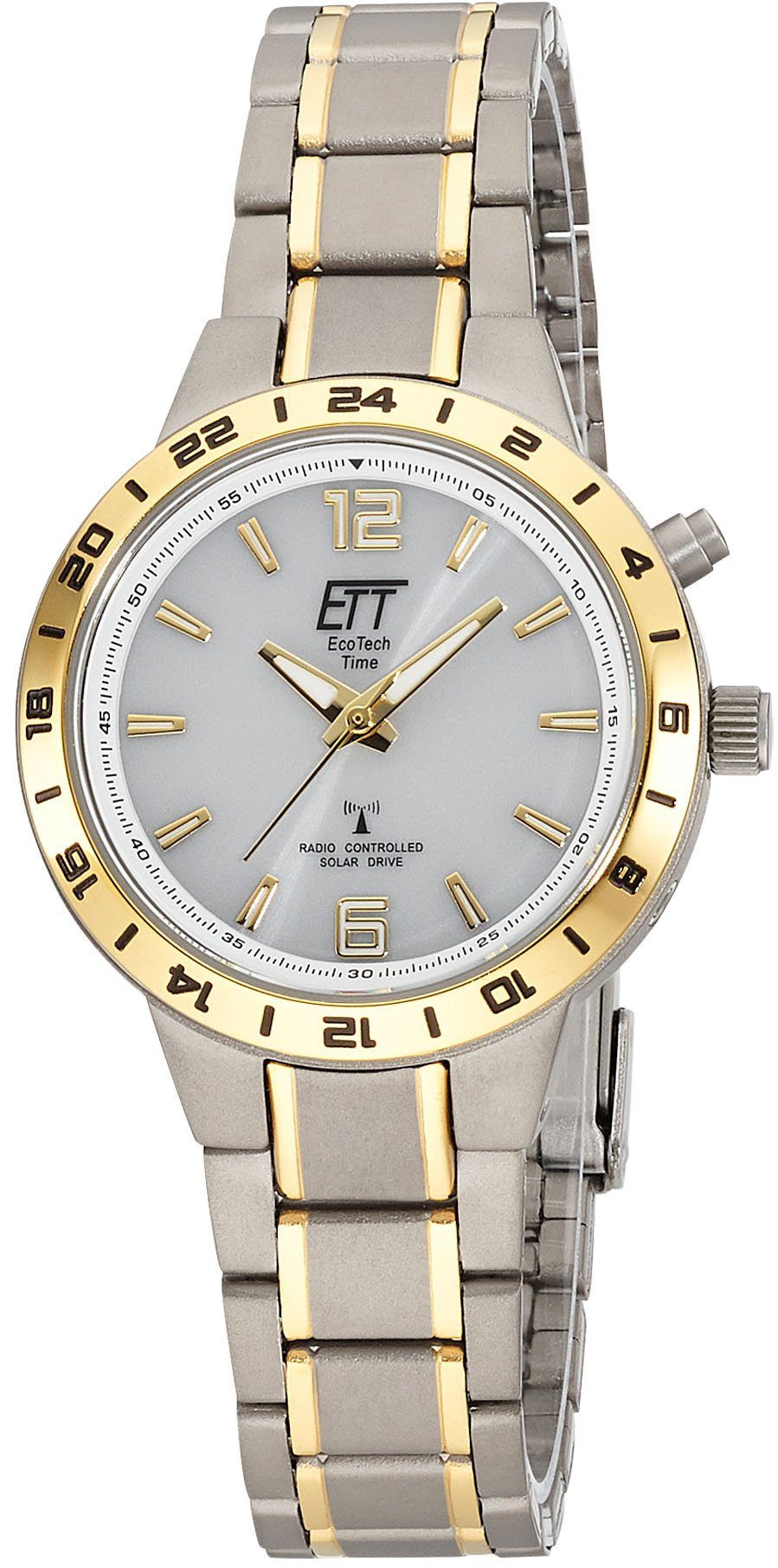 Damen Uhren ETT Funkuhr Titan Basic, ELT-11449-11M