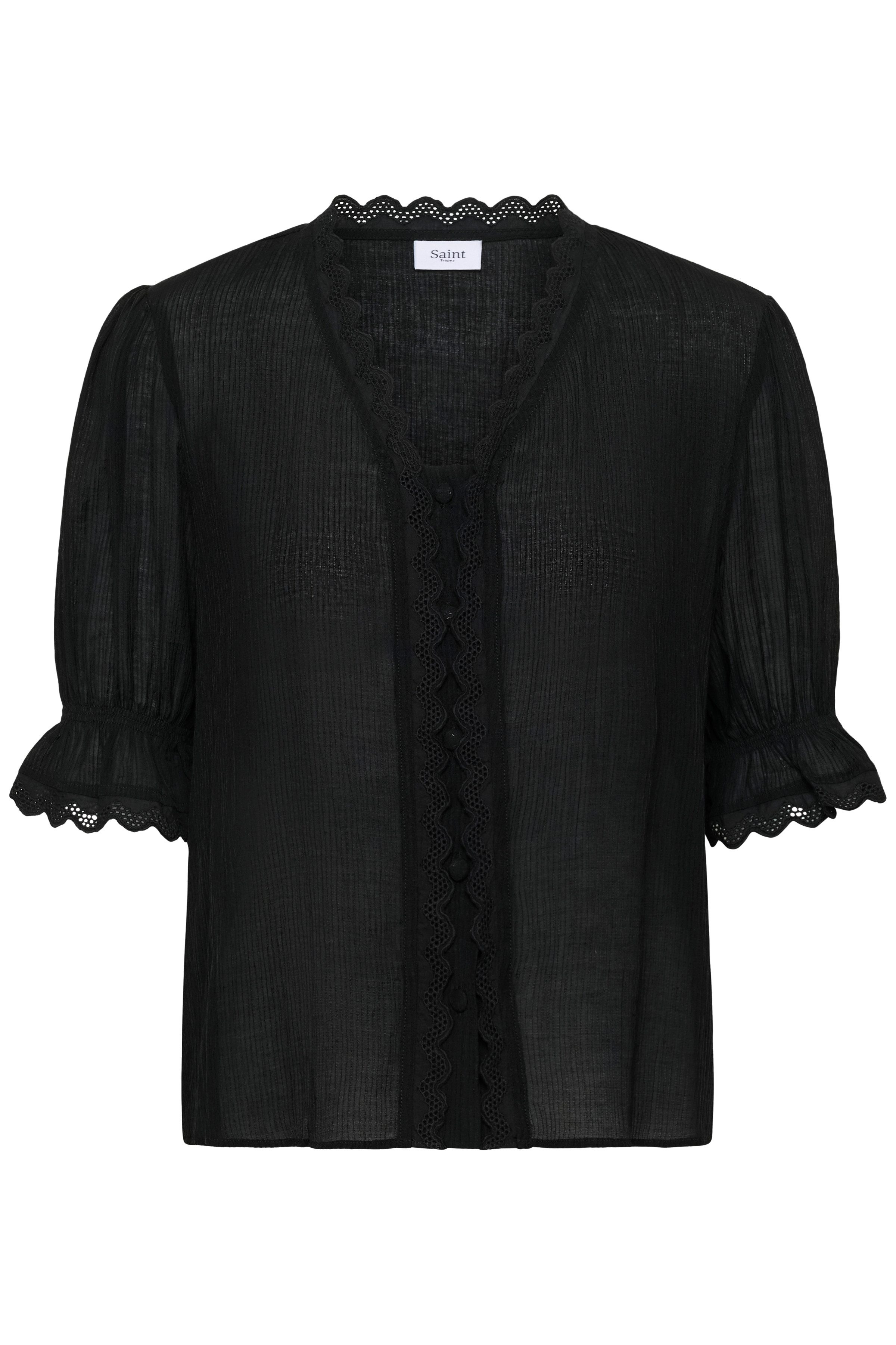 Saint Tropez Kurzarmbluse KristelSZ Shirt