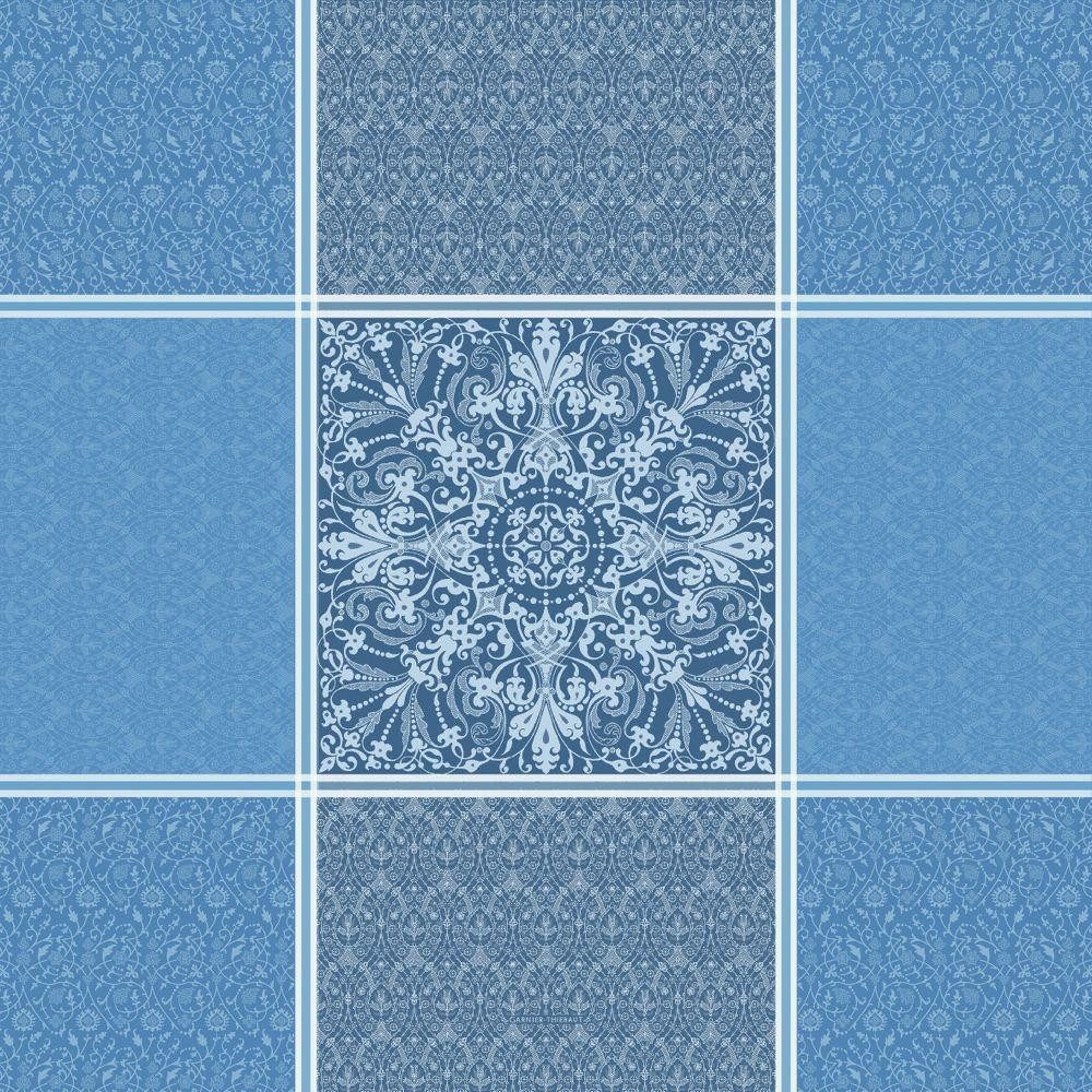 Garnier Thiebaut Tischdecke Tischdecke Cassandre Saphir 175 x 255 cm