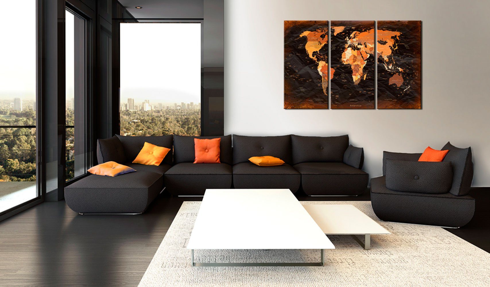 Artgeist Wandbild Remarkable Map
