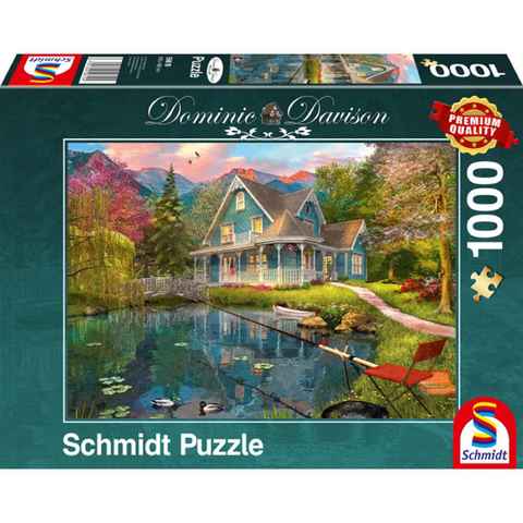 Schmidt Spiele Puzzle Ruhesitz am See, 1000 Puzzleteile