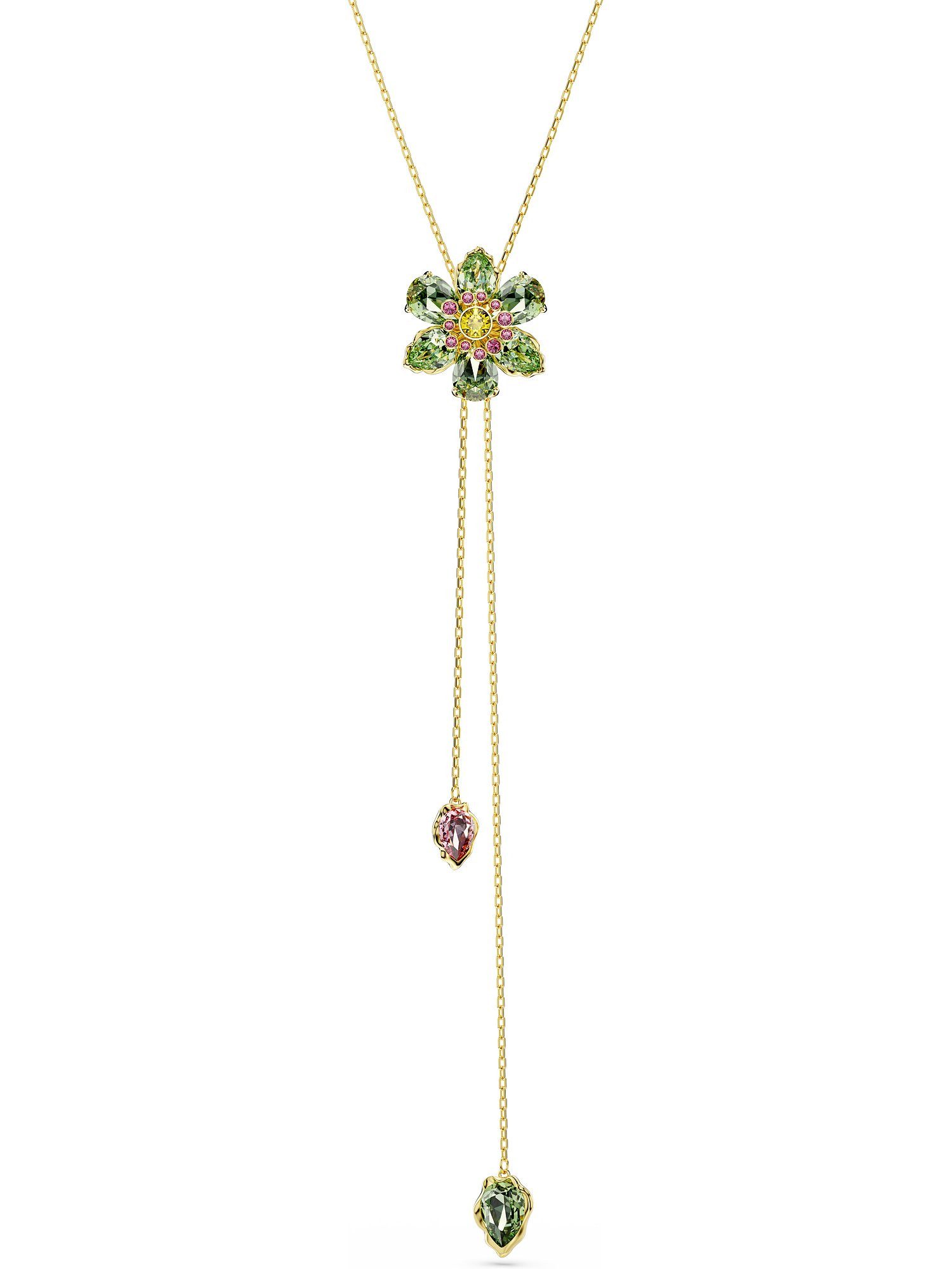 Swarovski Collier Swarovski Damen-Kette Metall Swarovski-Kristall günstig online kaufen