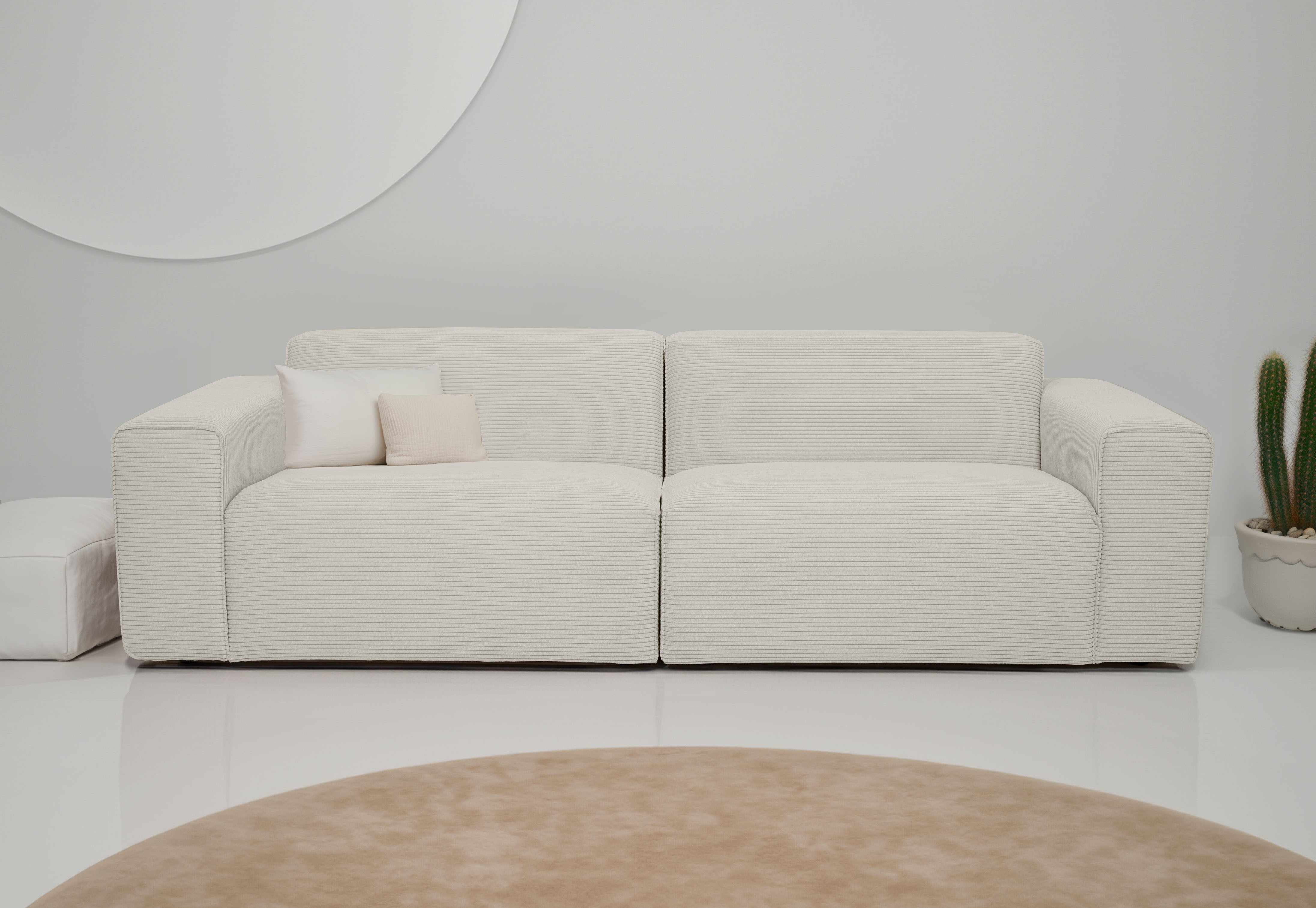 INOSIGN 3-Sitzer "Koa, 228 cm, Modulsofa in Webstoff, Cord", Designsofa, we günstig online kaufen