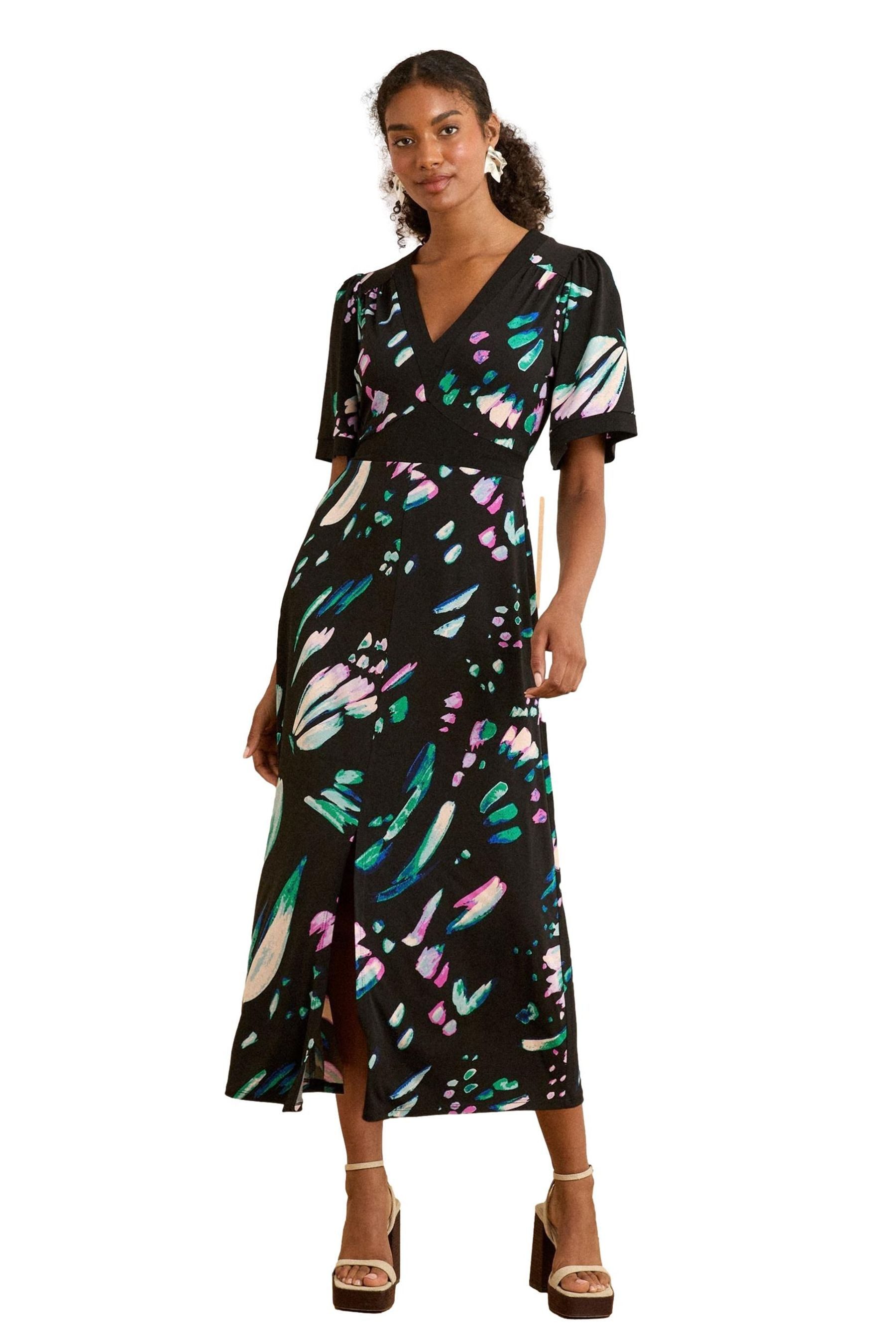 Love & Roses Midikleid Love & Roses Jersey-Midikleid, Regular (1-tlg)