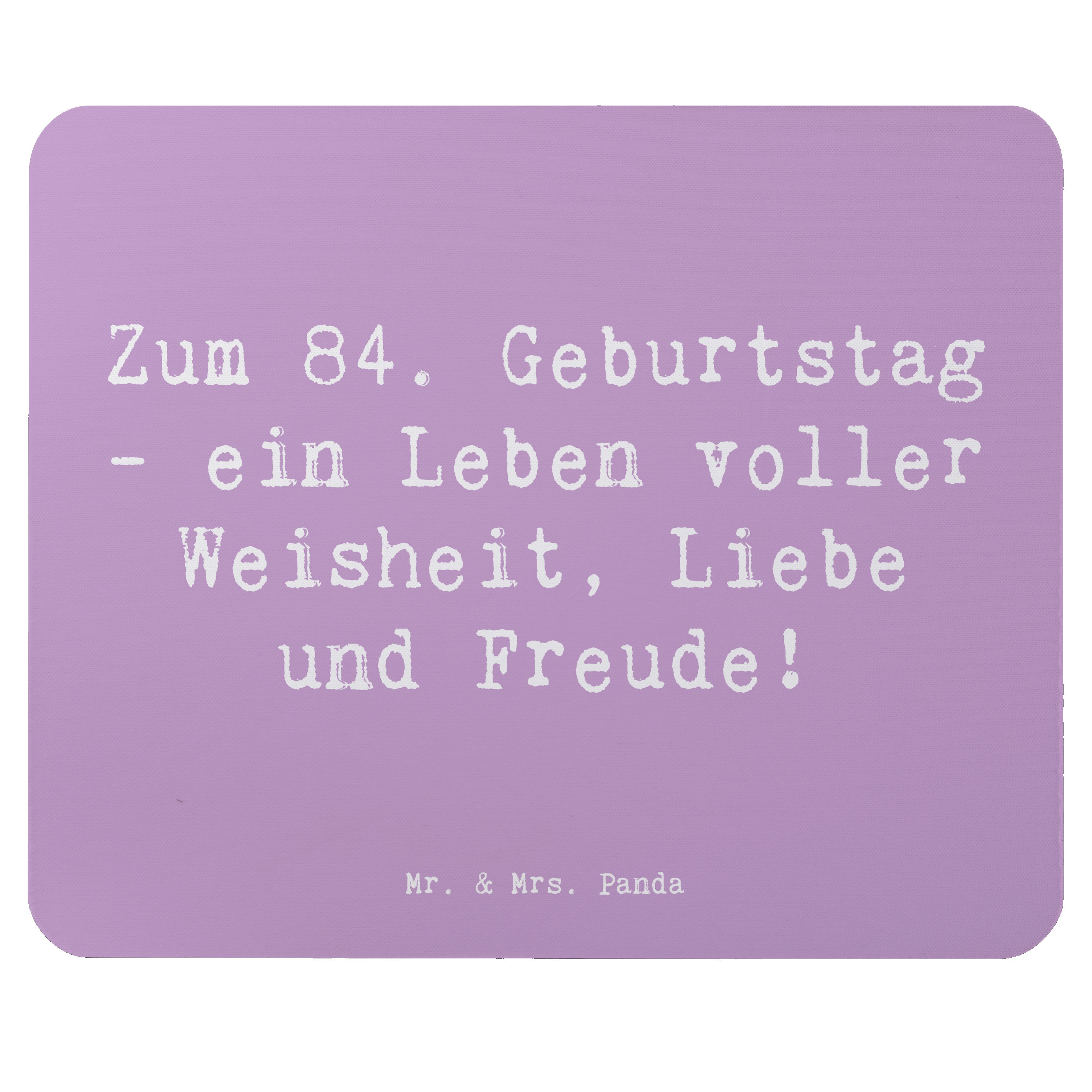 Mauspad Spruch 84. Geburtstag - Lavendeltraum - Geschenk, Meilenstein, Geburt