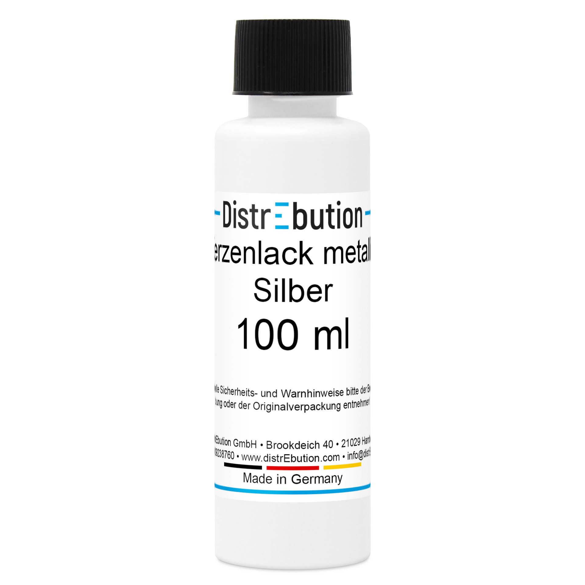 DistrEbution Lack für Kerzen. Wasserlöslich, Kerzenlack Gold, Rot und Silber RAL, Glänzend und Metallic
