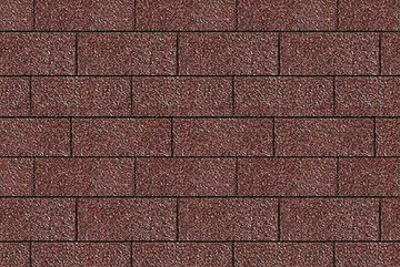 Karibu Garage Blockbohleneinzelgarage (Set, mit roten Dachschindeln), BxT: 435x572 cm, 193 cm Einfahrtshöhe, 38 mm Wandstärke