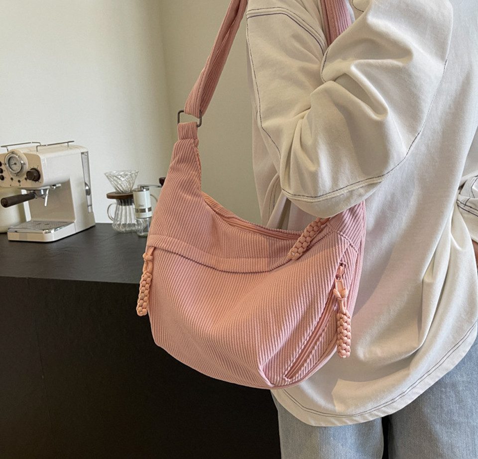 Coonoor Umhängetasche Schultertasche Damen Kordsamt-Schultertasch, Mit günstig online kaufen