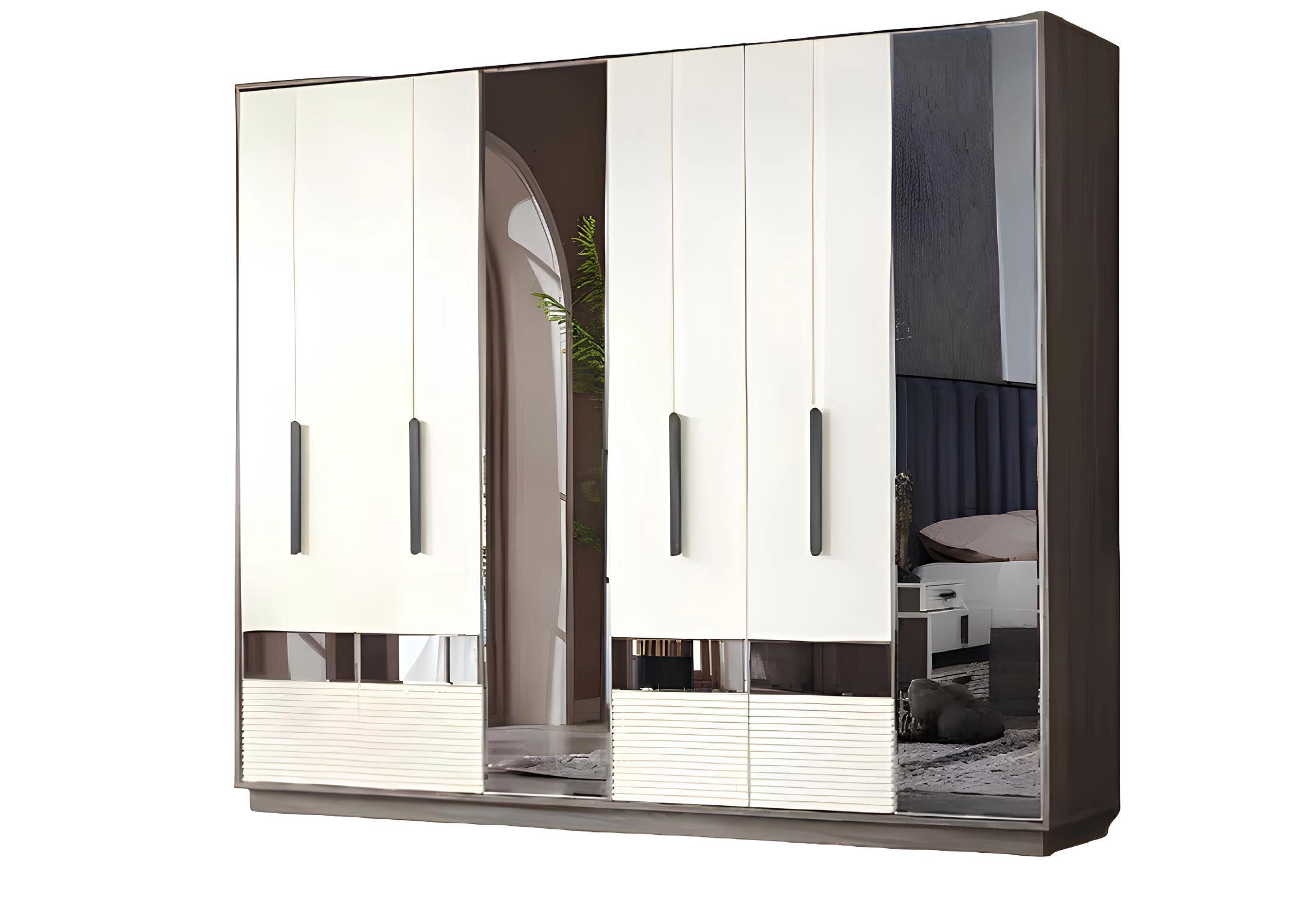 JVmoebel Kleiderschrank Luxus Kleiderschrank aus edlem Holz mit geräumigen Fächern (Kleiderschrank) Made in Europa