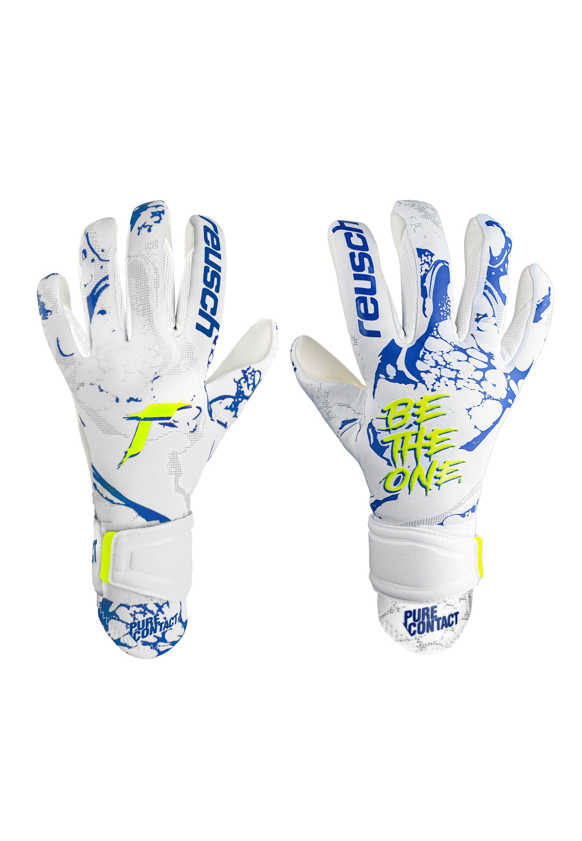 Reusch Torwarthandschuhe Pure Contact Silver Junior mit sehr gutem Grip