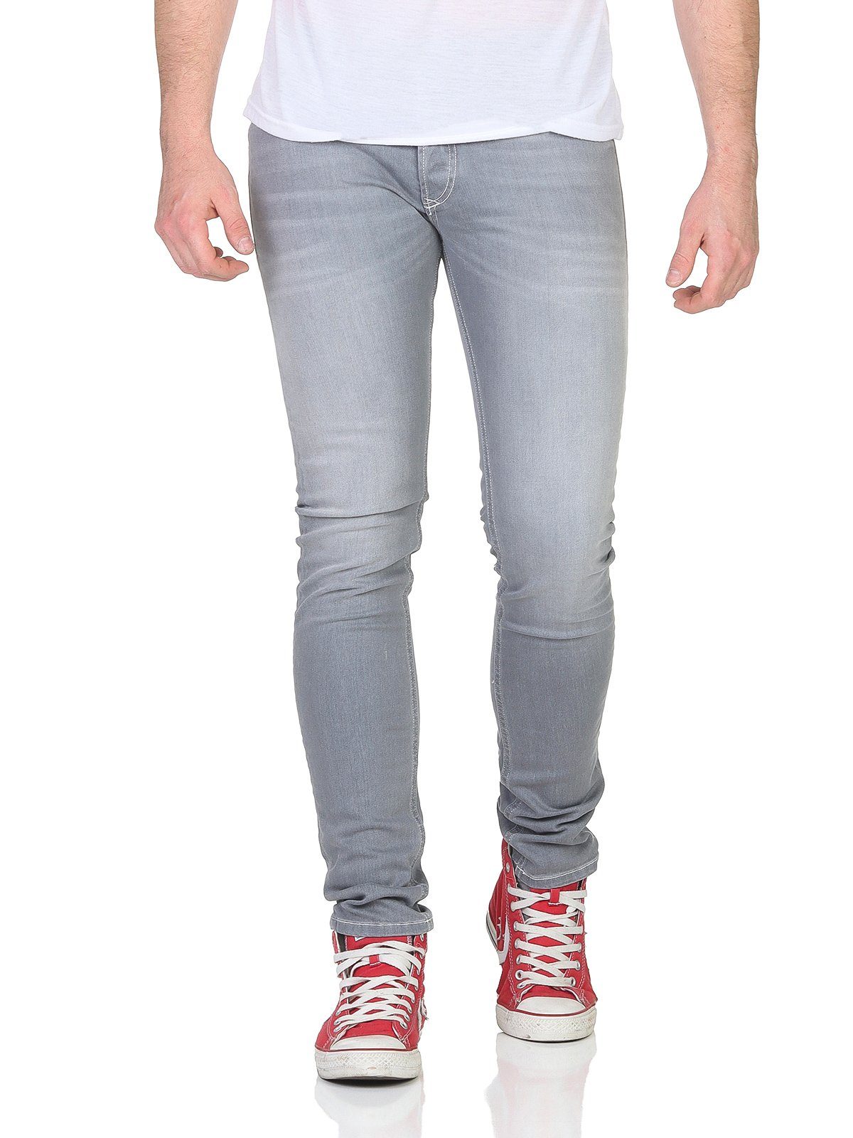 Diesel Röhrenjeans Diesel Herren Jeans SLEENKER-X R84HS Slim Skinny Jeans