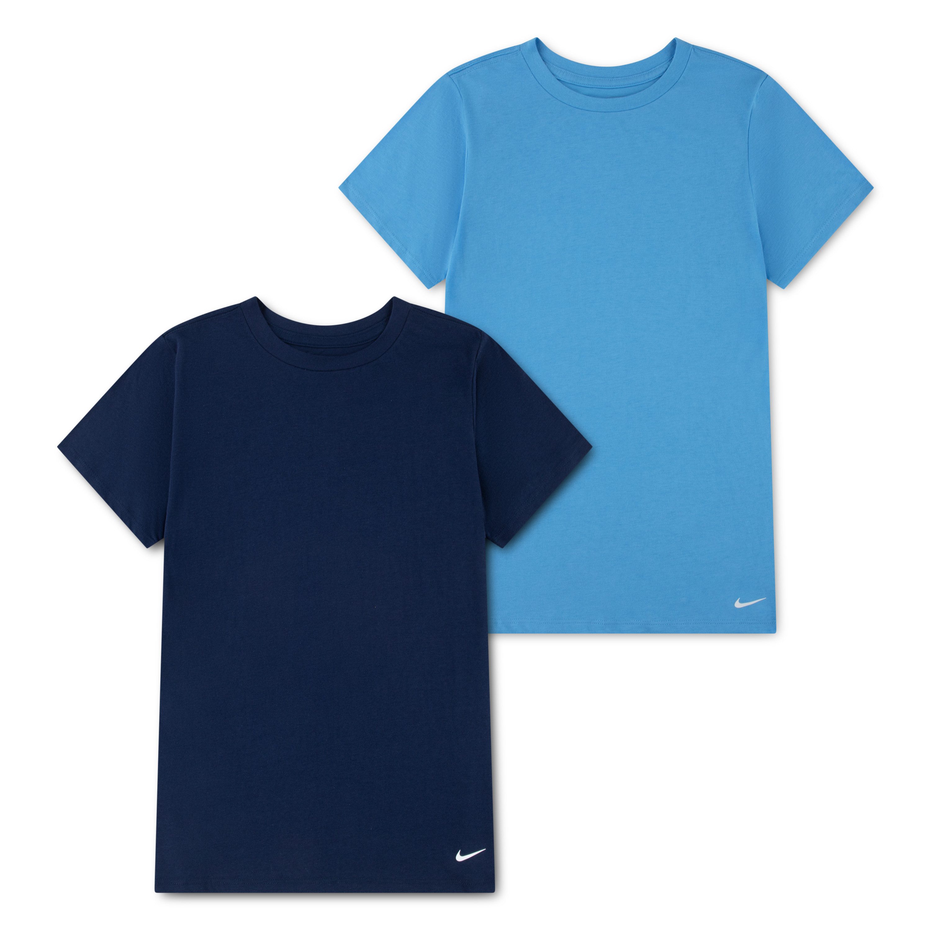 Nike Sportswear T-Shirt NHB BOYS 2PK CREW UNDERSHIRT (2-tlg) für Kinder, 2er-Pack, aus Baumwolle und Polyester