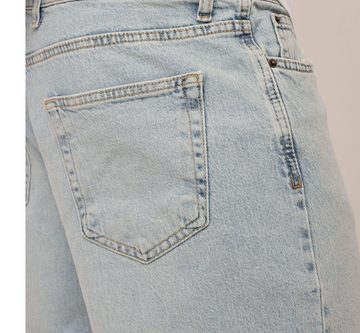 Denim House Loose-fit-Jeans Lässige Basic Baggy Jeans Hip Hip Loose Fit Denim in Hellblau W31/L34