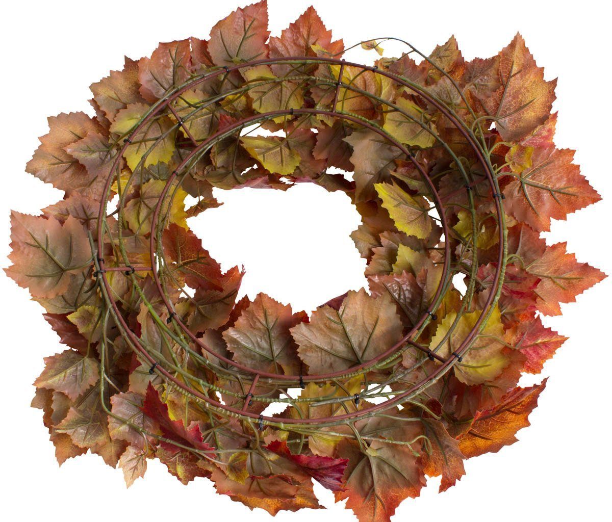 Kunstkranz Weinlaubkranz, Botanic-Haus, Höhe 9 cm günstig online kaufen