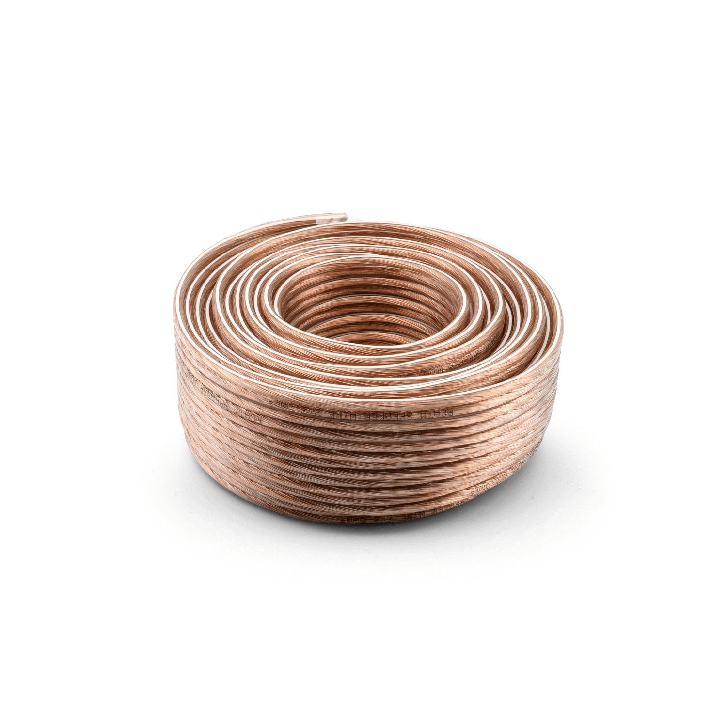 RCA RCA LS-Kabel 2x2,5mm² 10m glasklar Audio-Kabel, (1000 cm)