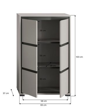 INOSIGN Schuhschrank Skygge (1-St) Garderobe, Flur, Breite 65 cm