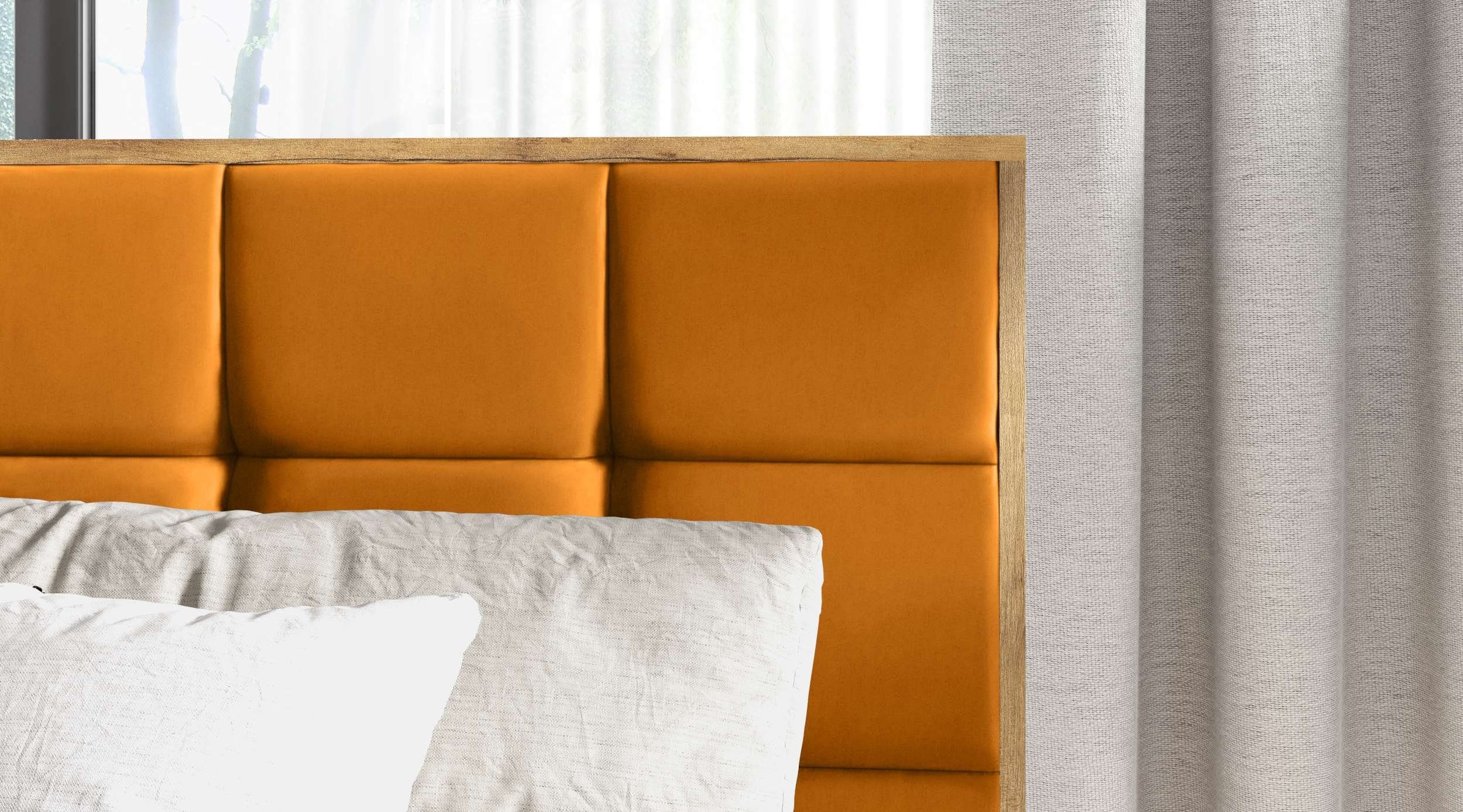99rooms Boxspringbett Florida (Schlafzimmerbett, Bett), 120/140/160/180/200x200, Bonellfederkern Matratze, Topper, Bettkasten