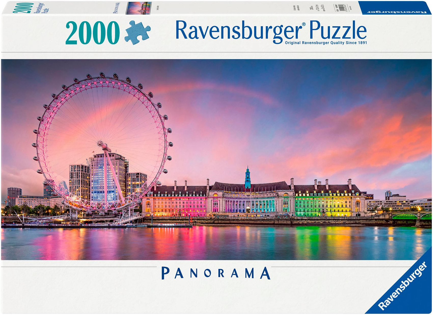 Ravensburger Puzzle Kunterbuntes London, 2000 Puzzleteile, Made in Germany günstig online kaufen