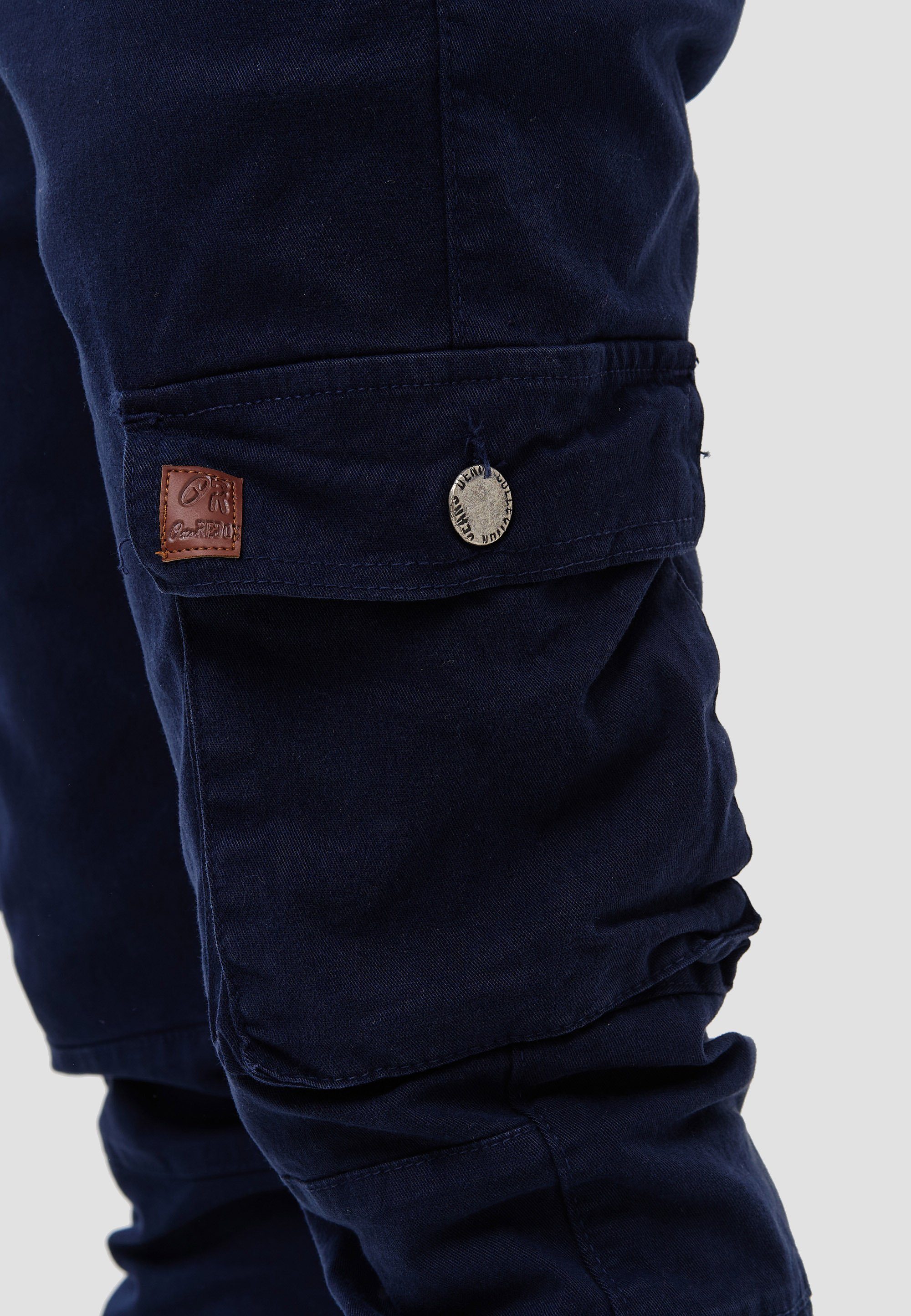 Straight-Jeans OneRedox 1-tlg) Navy Business Freizeit Casual (Chino Cargohose Streetwear, H-3413