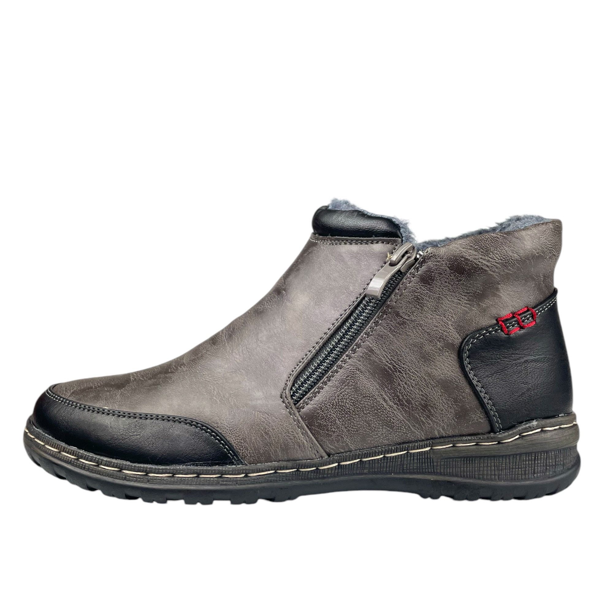 Taschen4life Damen Stiefelette 9680 Stiefelette 2 farbig, warm gefüttert, 2 günstig online kaufen