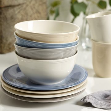 like. by Villeroy & Boch Kombiservice Color Loop Frühstücksset 12er Set (12-tlg), Porzellan