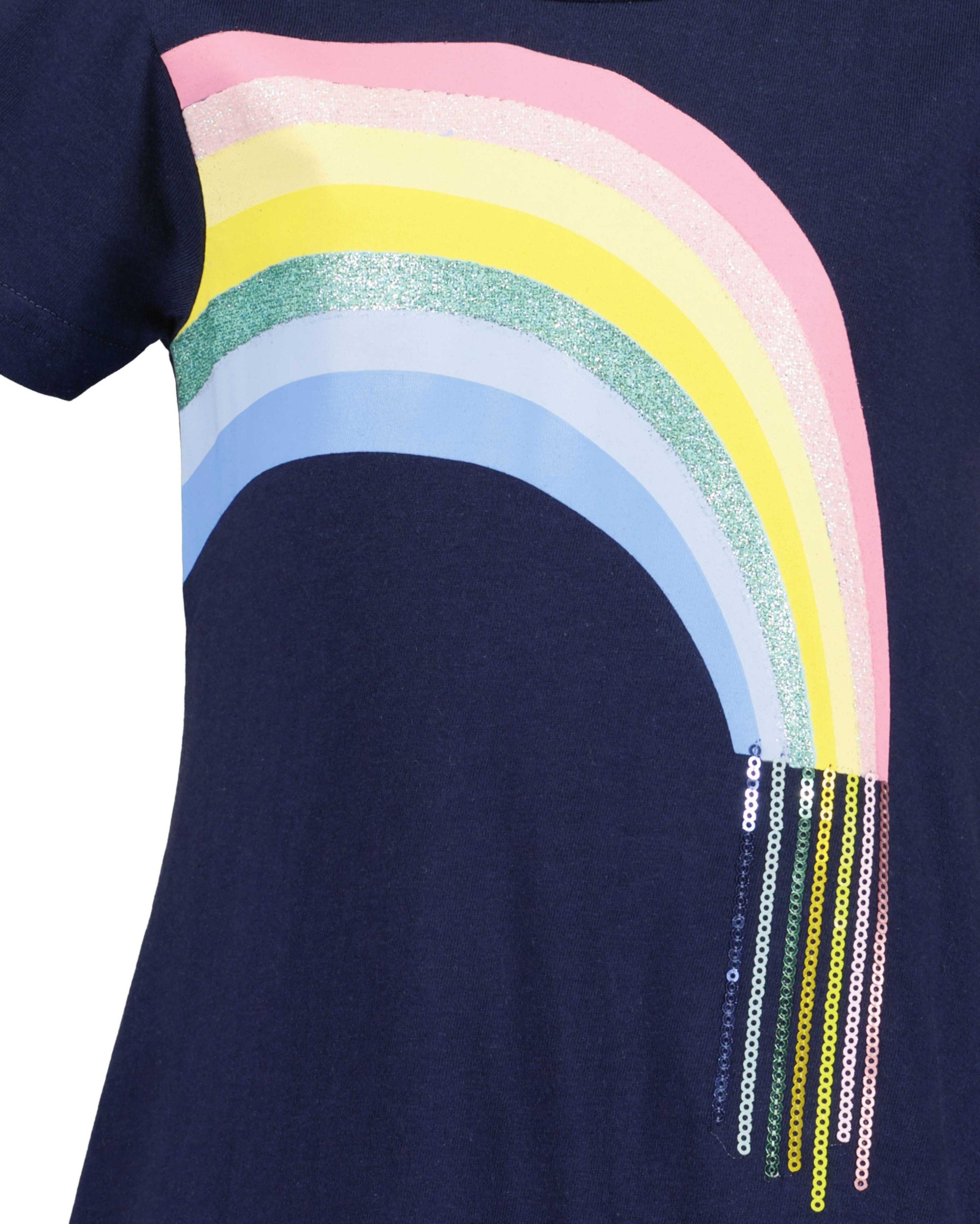 Blue Seven Jerseykleid (1-tlg) mit großem Frontmotiv mit Pailletten