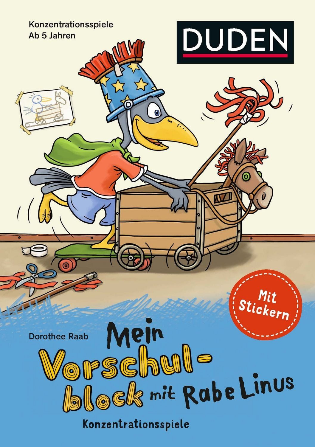 Mein Vorschulblock mit Rabe Linus -Konzentrationsspiele / Dorothee Raab