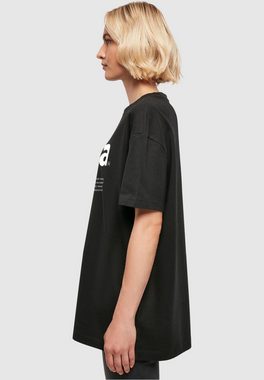 MisterTee T-Shirt MisterTee Damen Ladies Fika Definition Oversized Boyfriend Tee (1-tlg)