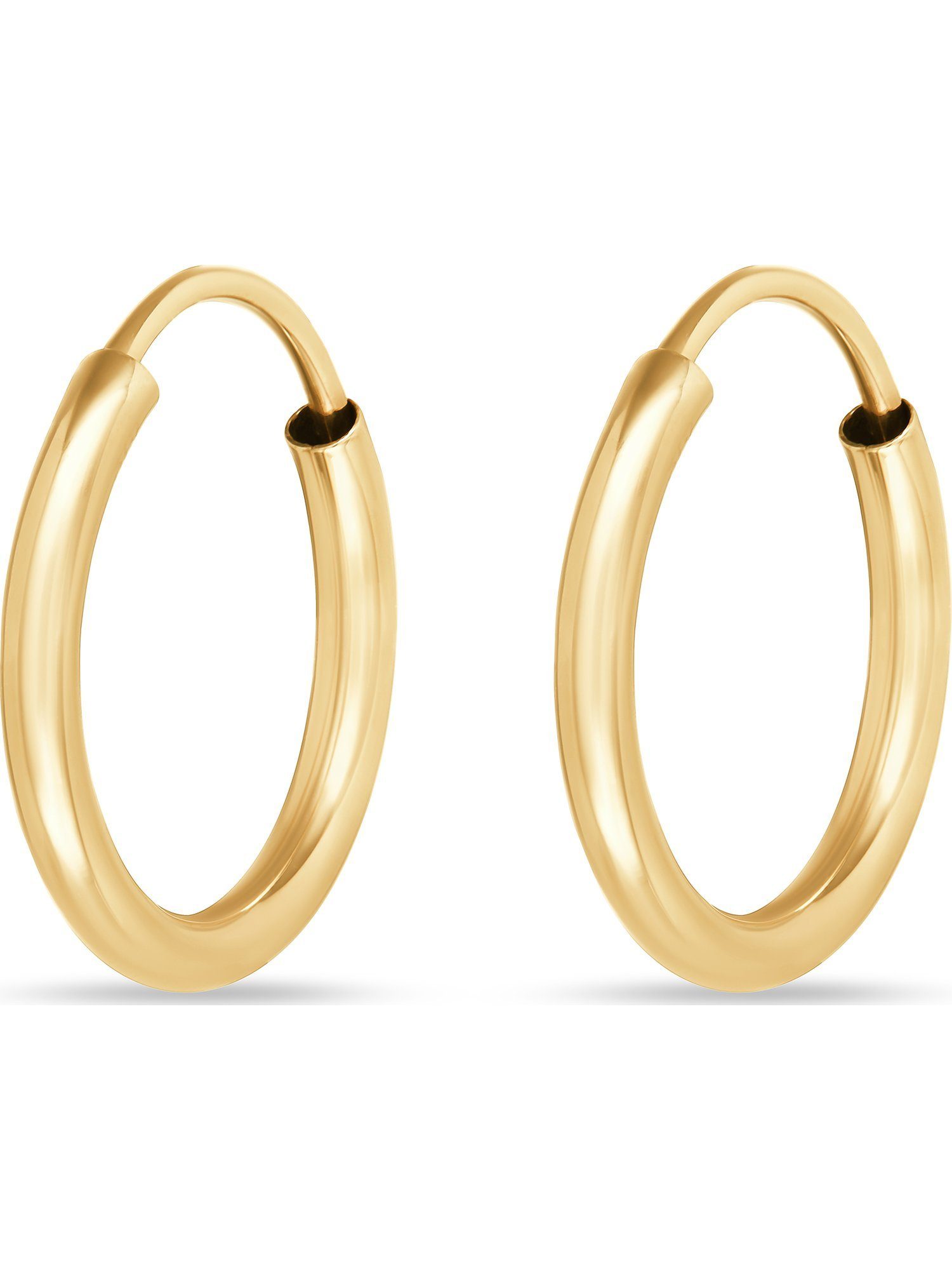 FAVS Paar Creolen FAVS Damen-Creolen 375er Gelbgold (Paar)