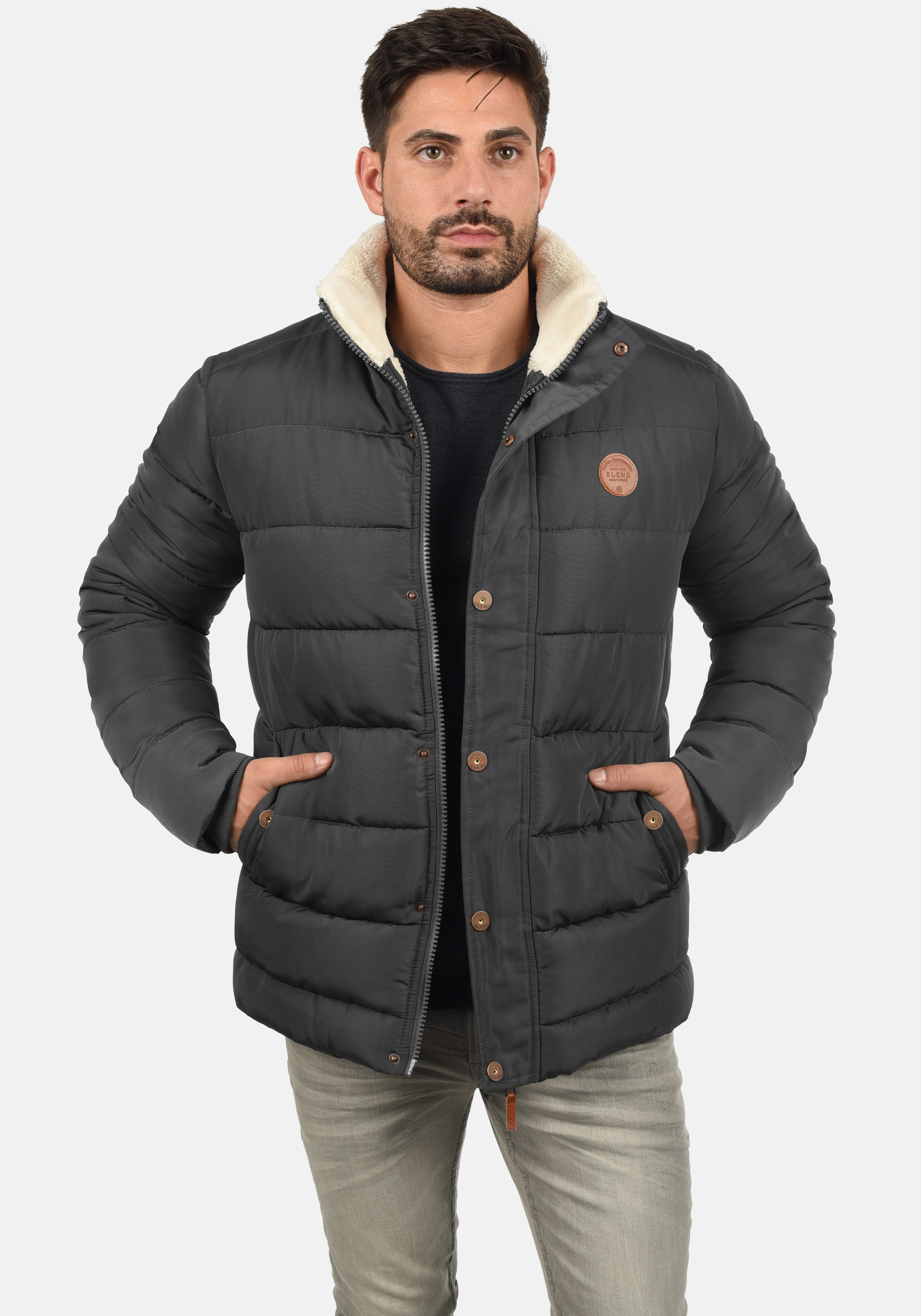 Blend Winterjacke BHFrederic Warme Jacke mit abnehmbarer Kapuze