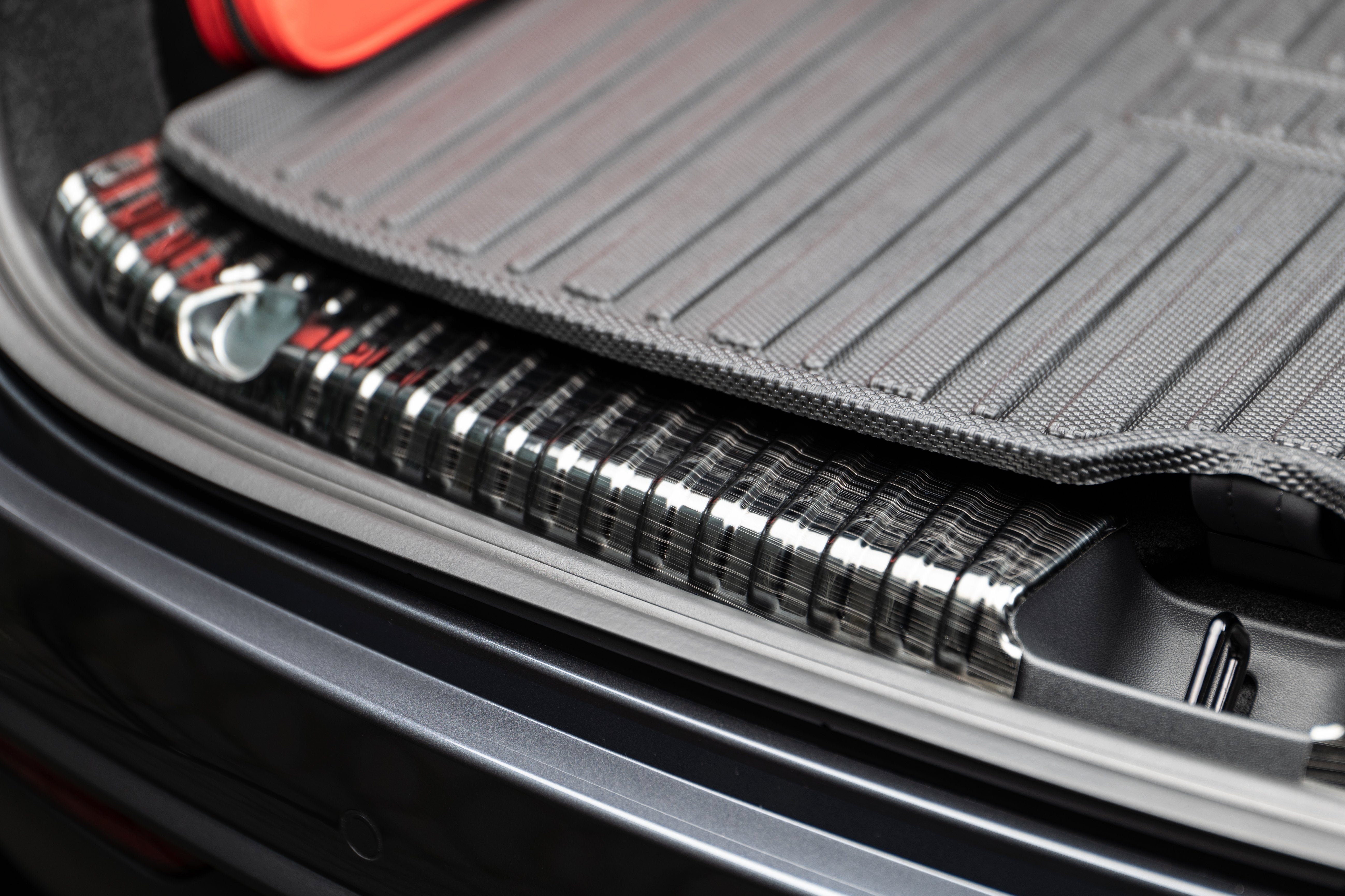 Kofferraum Shop4EV silber für Model das Y Schutzblenden Ladekantenschutz Tesla