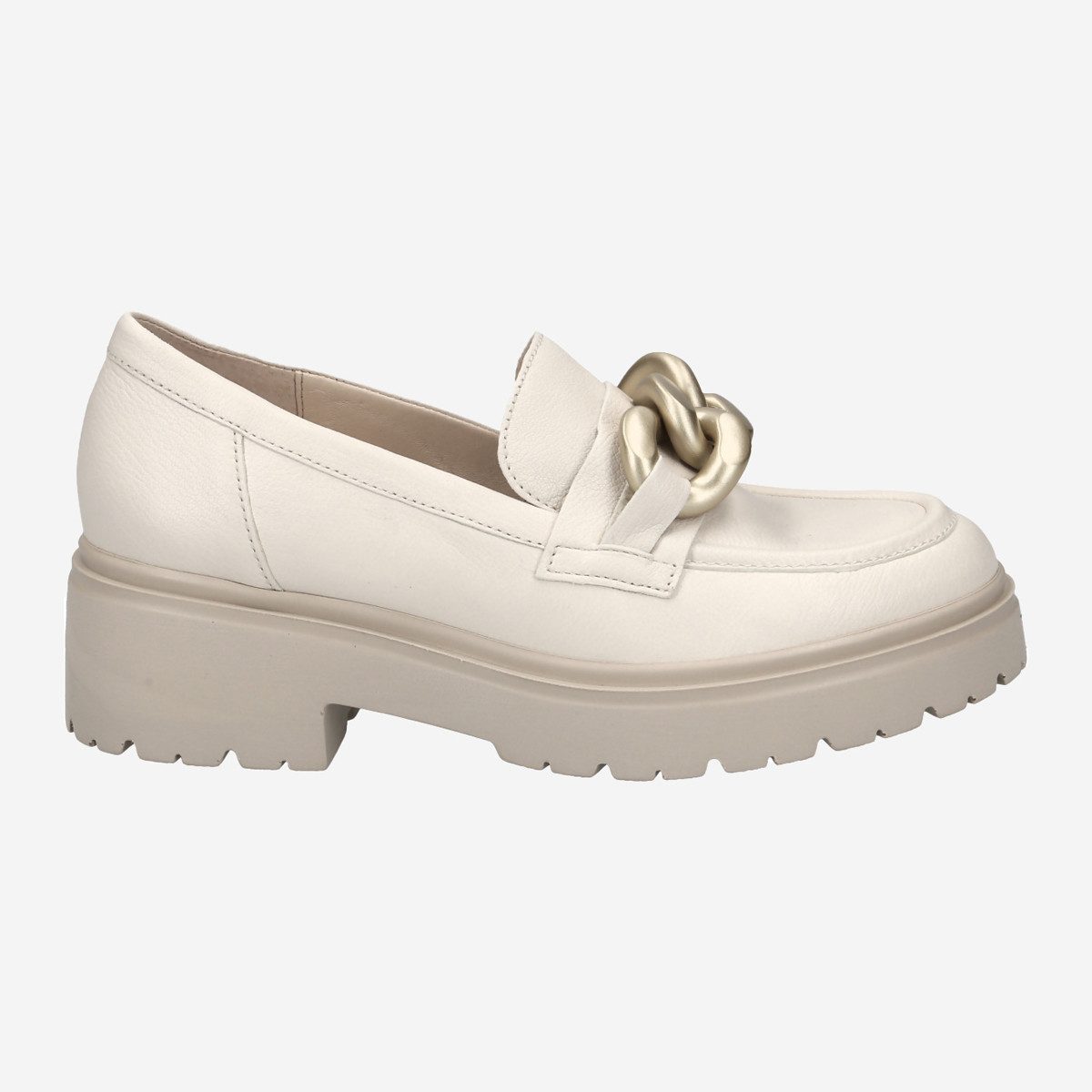 Gabor 95.230.22, Slipper & Mokassin in Weiß für Damen Slipper