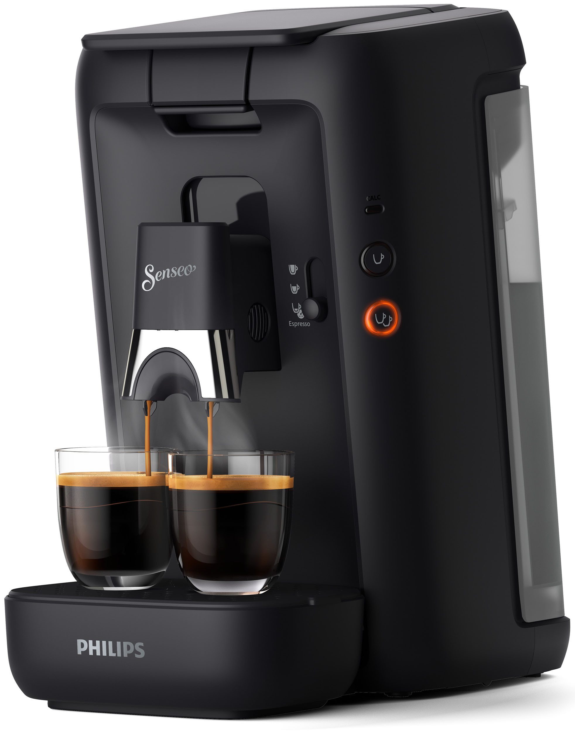 Philips Senseo Kaffeepadmaschine Maestro CSA260/60, mit drei Kaffee-Einstellungen, aus 80% rec. Plastik, Memo-Funktion