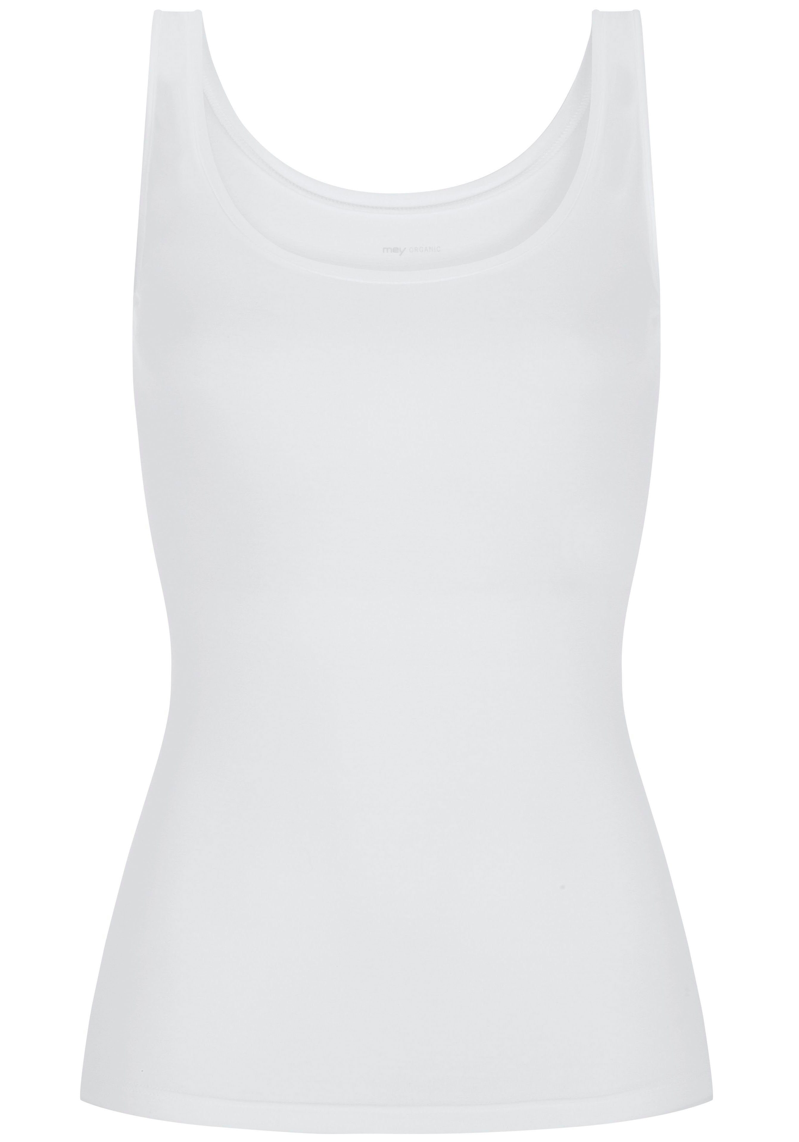 Mey Unterhemd SUPERFINE ORGANIC (2er Pack) breite Träger, tiefer Rundhalsausschnitt, Single Jersey, elastisch – Bild 5 von 5