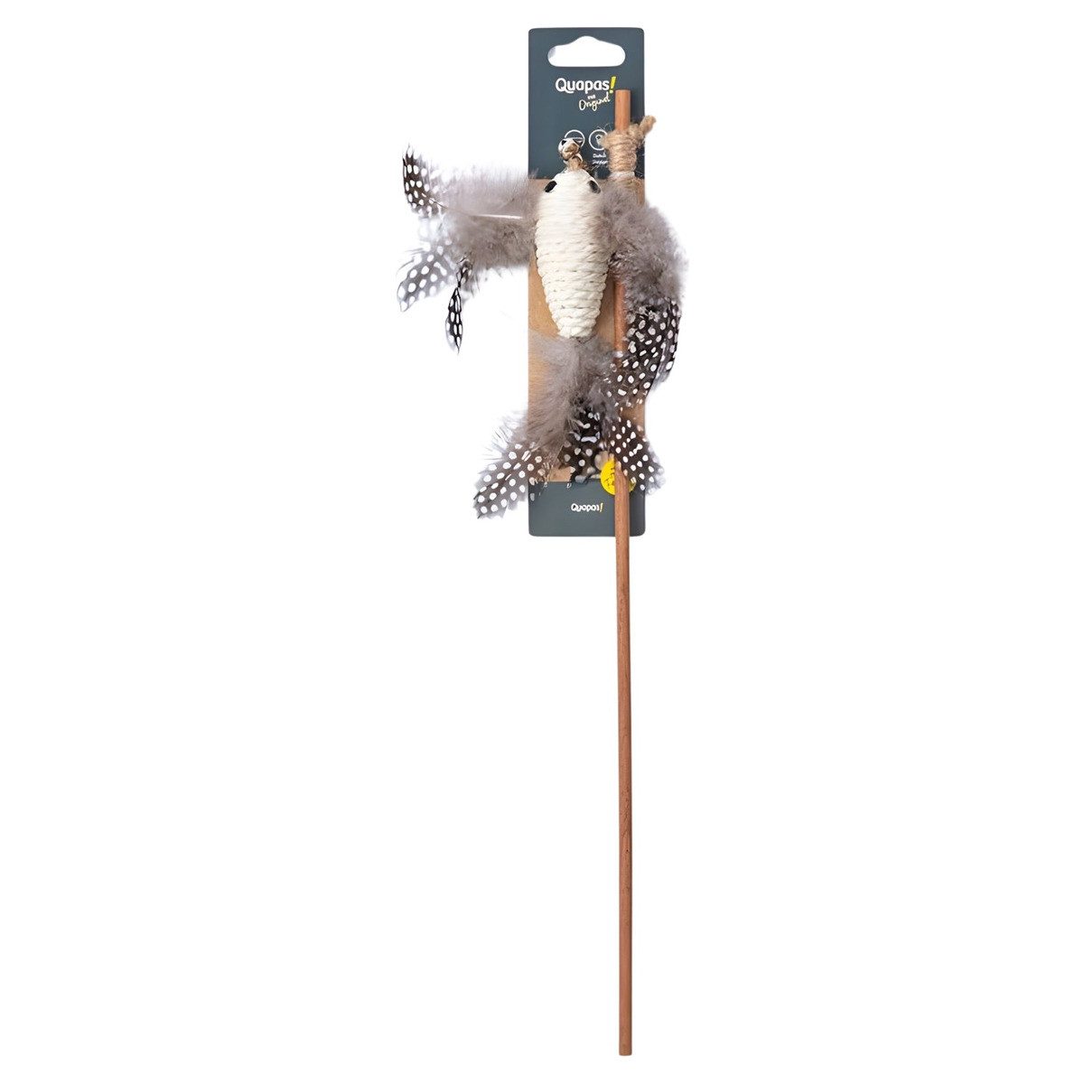 Quapas! Katzenangel Katzenangel Vogel weiß