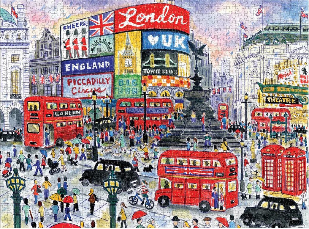 Chronicle Books Puzzle Bewegtes London, Storrings, Puzzleteile