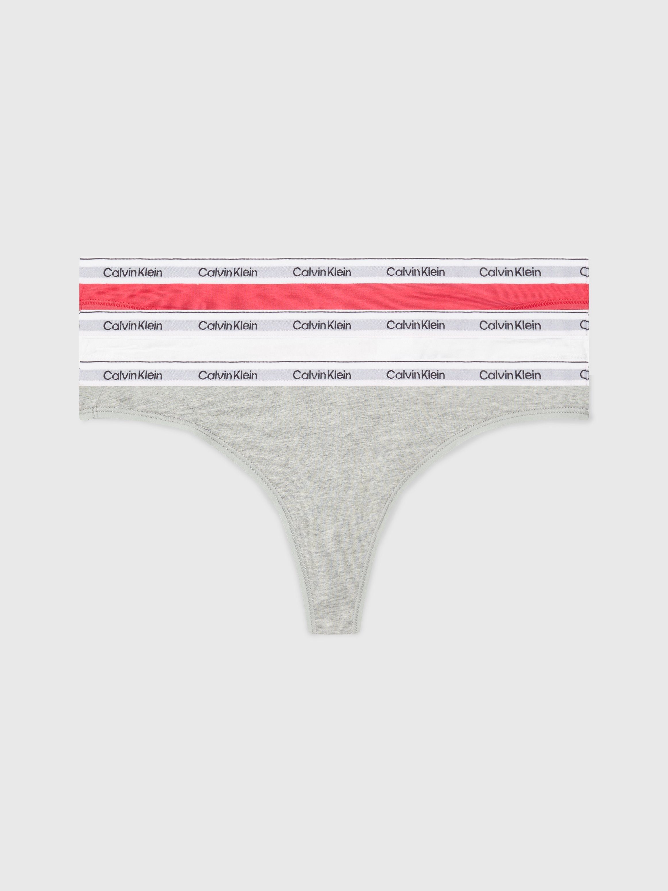 Calvin Klein Underwear Tanga 3 PACK THONG (LOW-RISE) (Packung, 3-St., 3er-Pack) mit Logobund