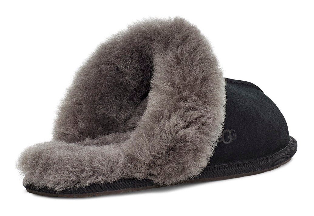 UGG Scuffette II Hausschuh Homeslippers, Hausschuh mit kuscheligem Fellimitat-Kragen