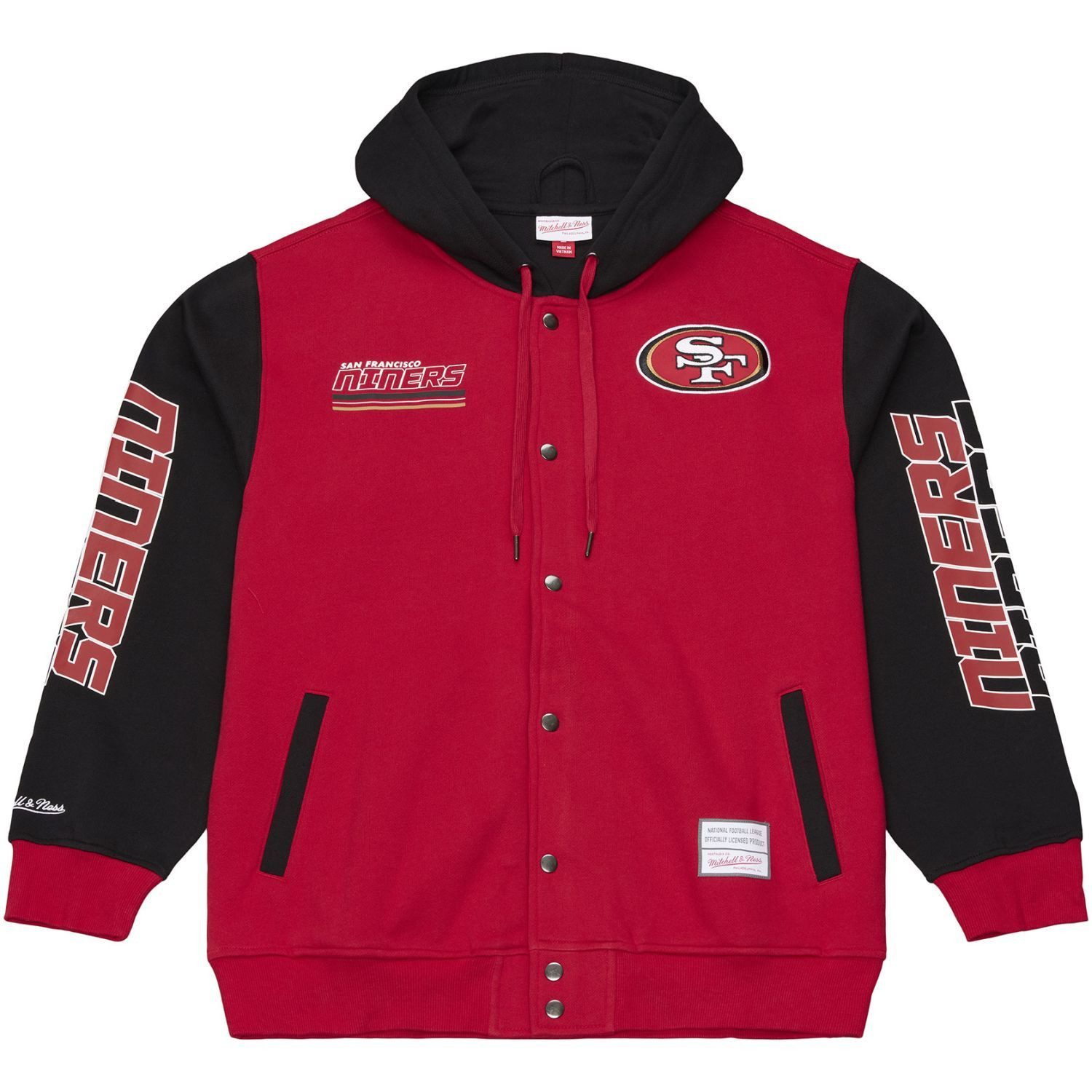 Mitchell & Ness Collegejacke Midweight San Francisco 49ers