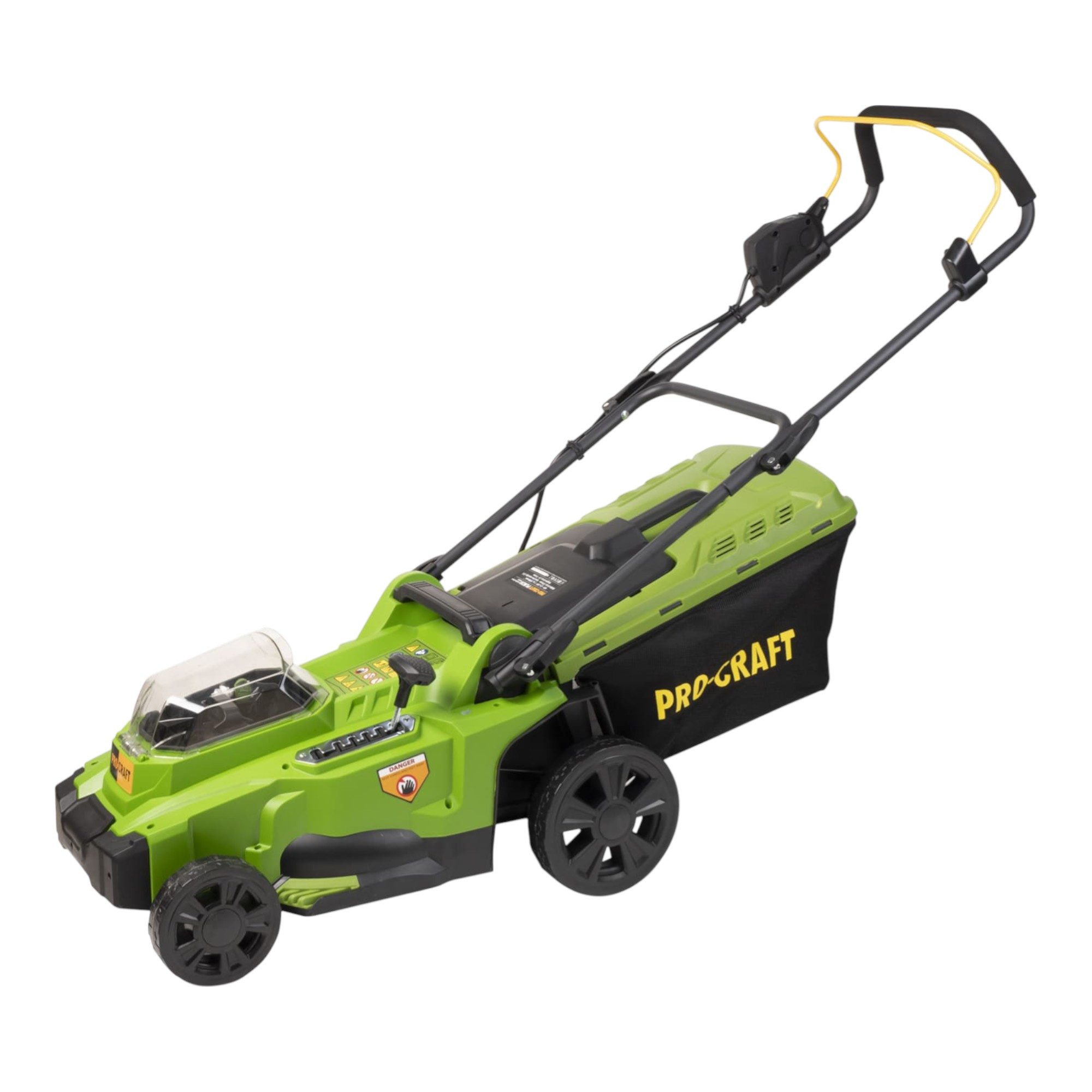 PRO CRAFT Akkurasenmäher PLM20bb Rasenmäher 40 V (2x 20 V) 370 mm - ohne Akku, ohne Lader