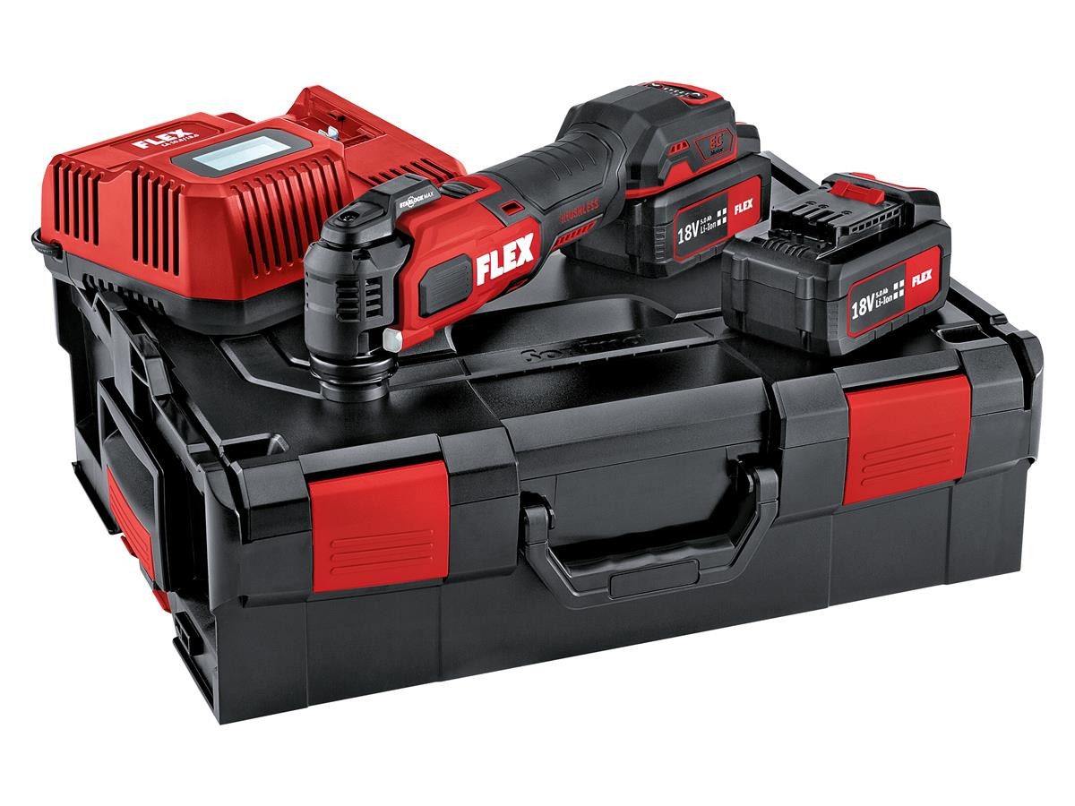 Flex Akku-Multifunktionswerkzeug MT 18.0-EC, 18 V, LED Akku-Kapazitätsanzeige, Werkzeugloser Werkzeugwechsel