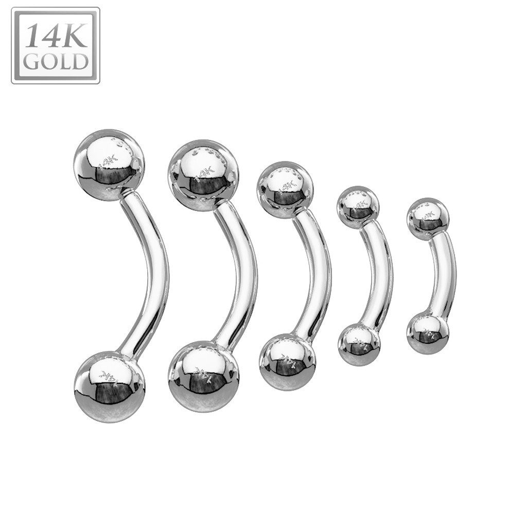 Taffstyle Augenbrauenpiercing Augenbrauen Piercing 14 Karat günstig online kaufen