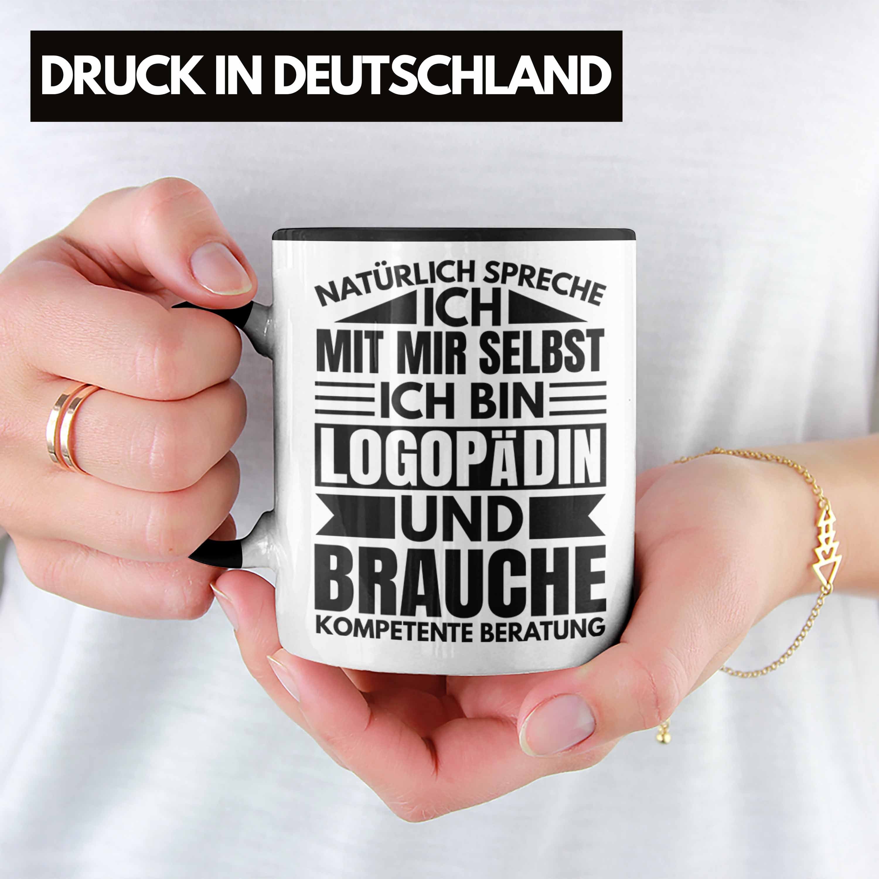 Kompetente Schwarz Tasse Beratung Logopädie Trendation Trendation Geschenk - Tasse Logopäde Logopädin