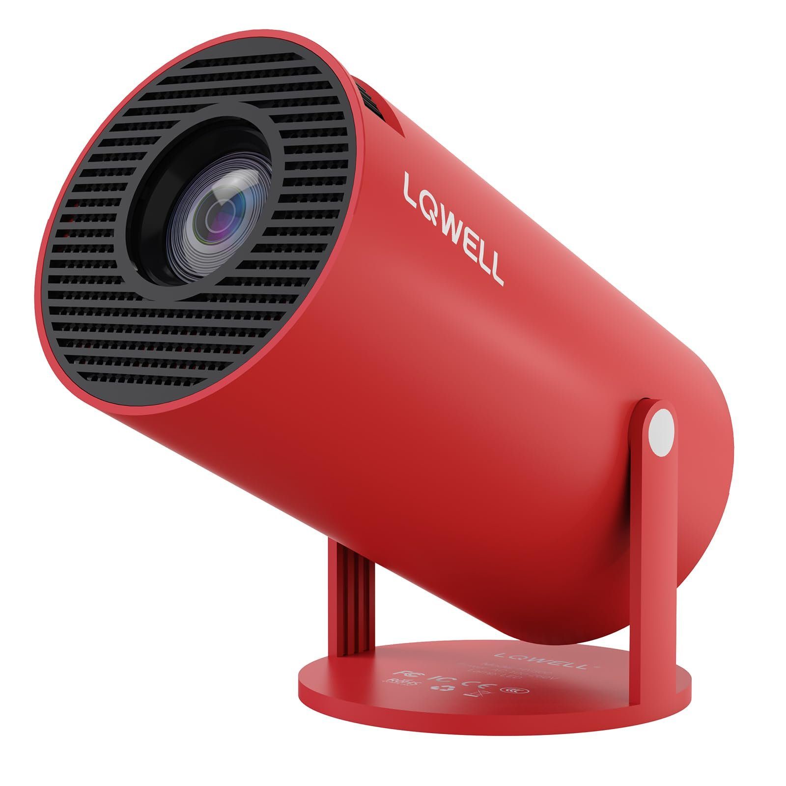 LQWELL HY300 Pro Android 11, WIFI6, BT 5, Projektor Мини-проектор (8000 lm, 1500:1, 3840 x 2160 px, 180-Grad-Winkel, 4K 1080p unterstützt)